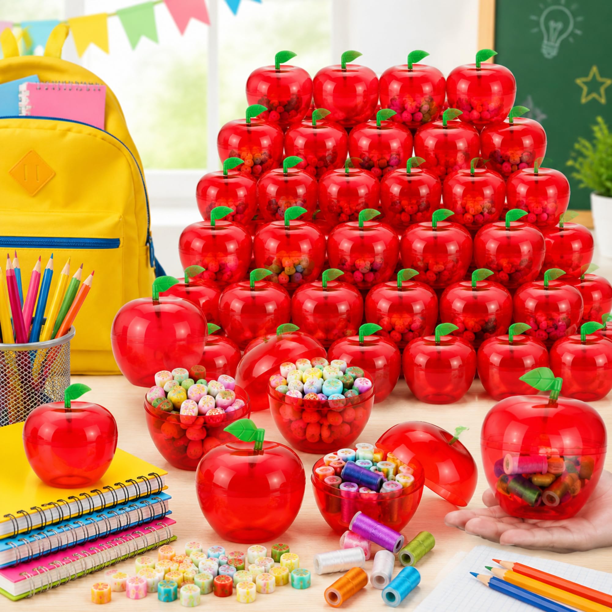 Event Party Box - 5/10 piezas de recipientes de manzana,