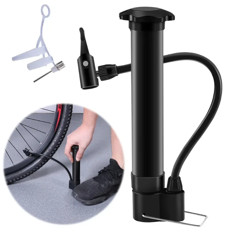 Balloon Pump Hand - Bomba de aire para bicicleta, portátil,