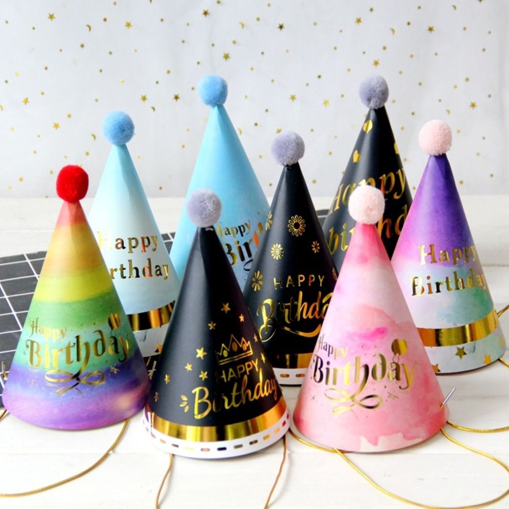 Party Hat Cone - Sombreros de fiesta de feliz cumpleaños