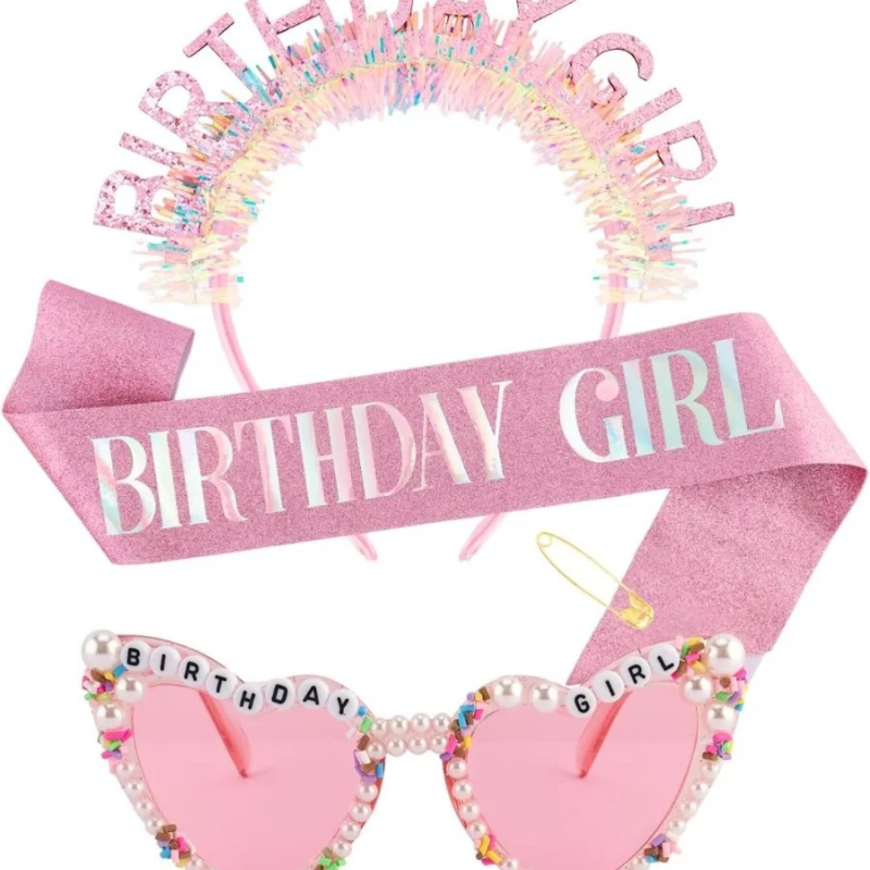 Diadema con Lentejuelas para C - Birthday Sash Glitter reseña y precio