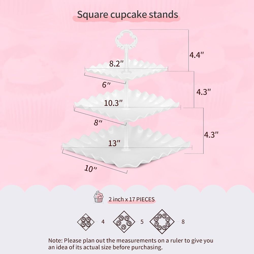 Juego de 5 Soportes para Paste - Cupcake Stand Tier reseña y precio