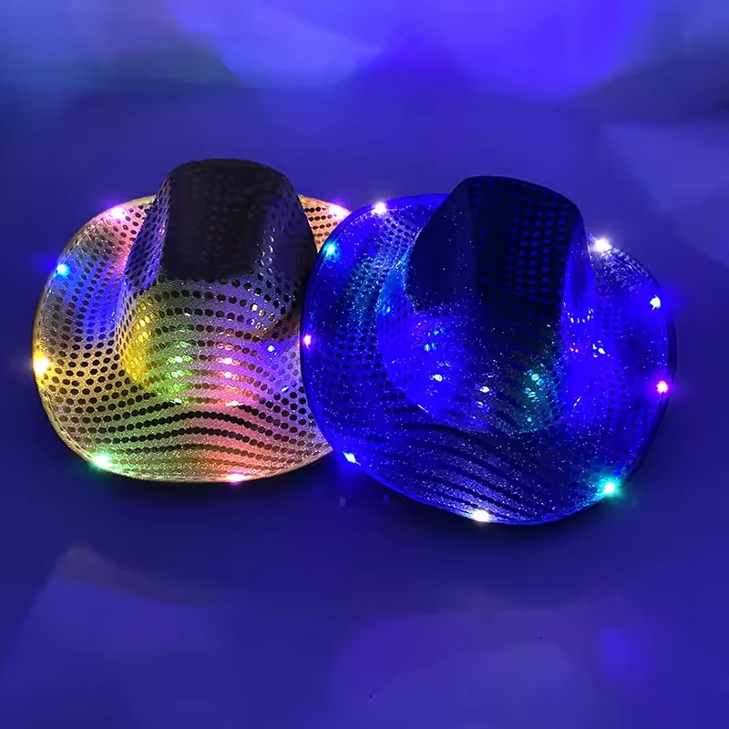 Blinky luz LED vaquero sombrer - Party Hat Cone reseña y precio