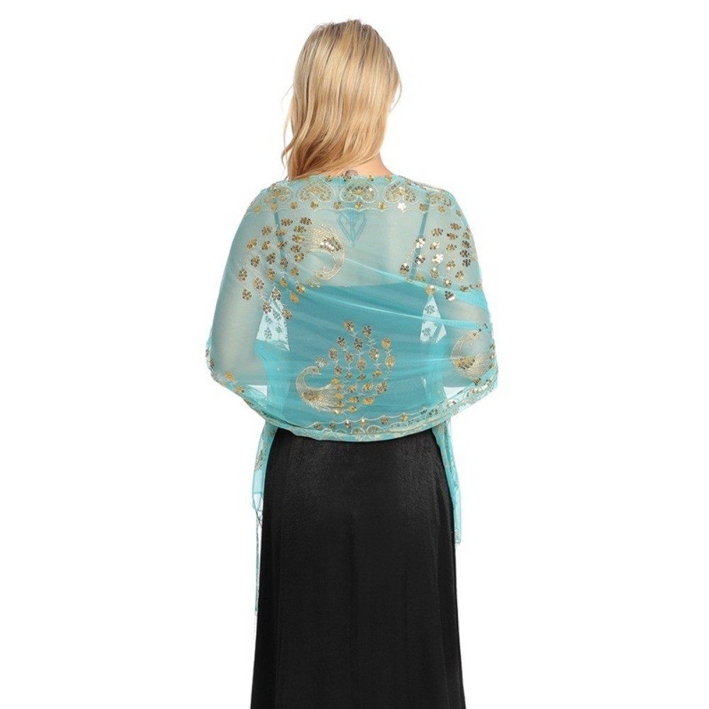Elegante chal de boda con lent - Glitter Tablecloth reseña y precio