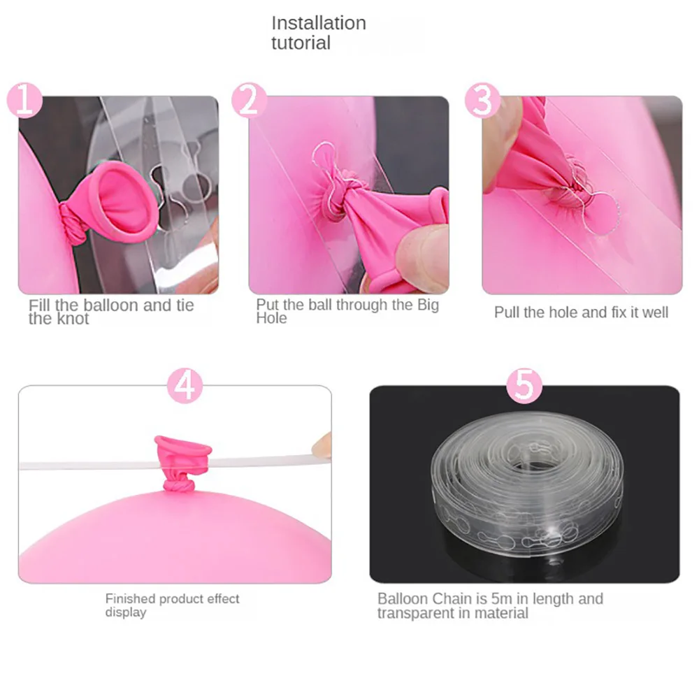 Tira de cadena de globos trans - Balloon Arch Kit reseña y precio