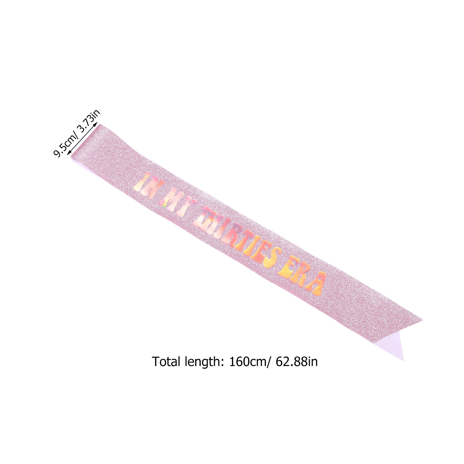 Banda de cumpleaños iridiscent - Birthday Sash Glitter reseña y precio