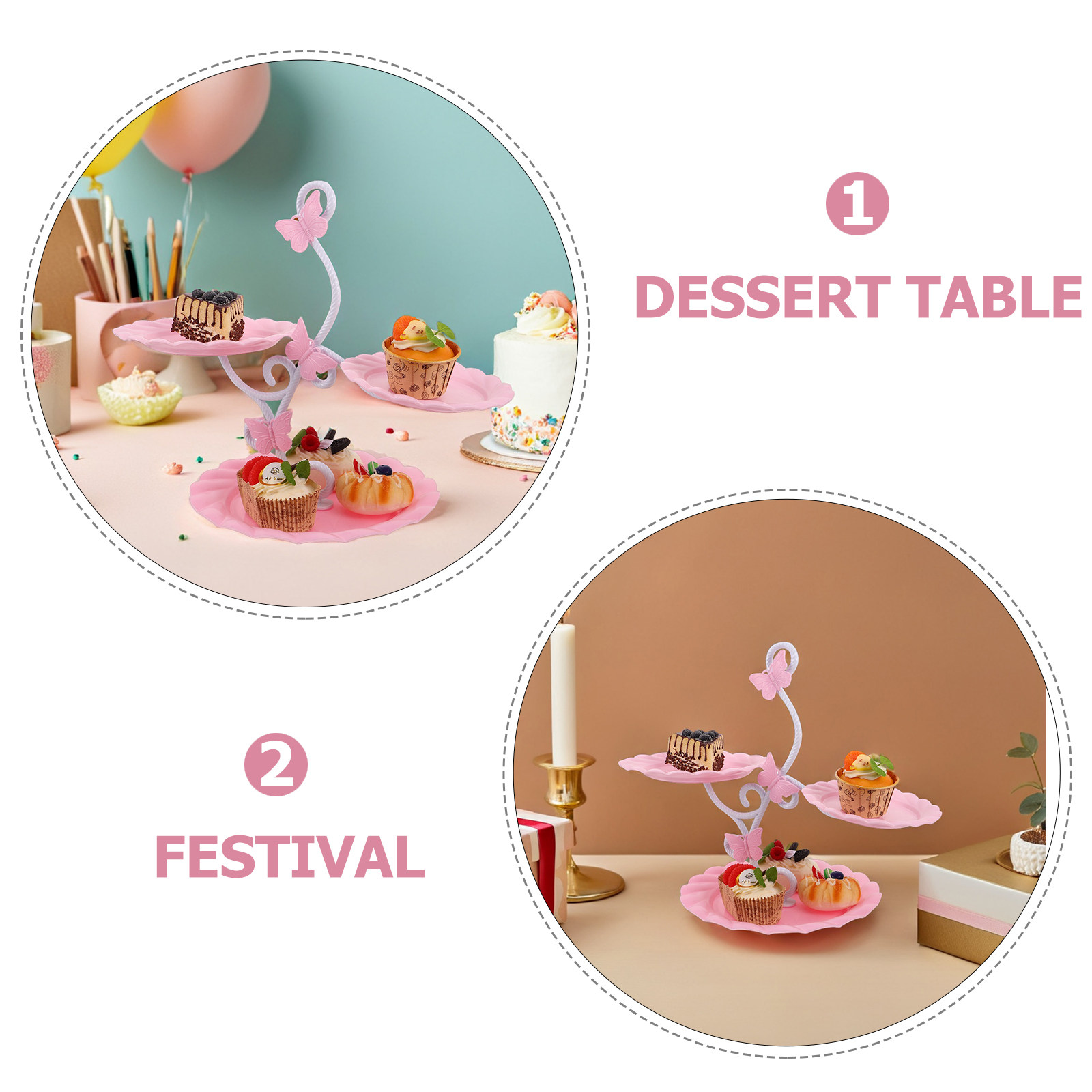 Soporte de 3 niveles para exhi - Cupcake Stand Tier reseña y precio