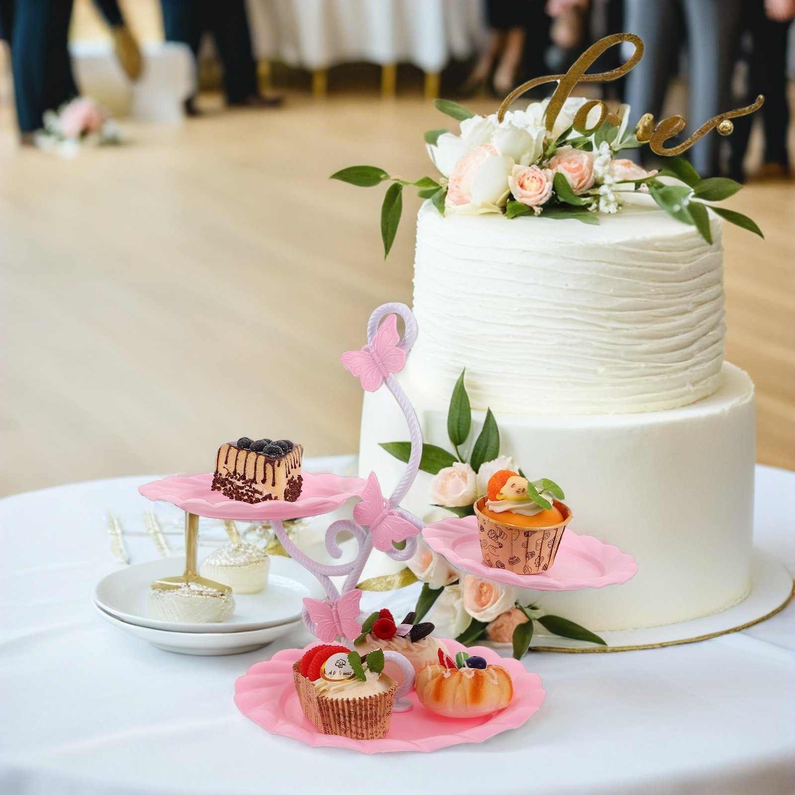 Soporte de 3 niveles para exhi - Cupcake Stand Tier reseña y precio